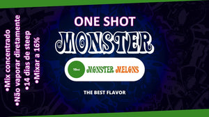 Monster OneShot Monster Melon 10ml - Flave Brasil