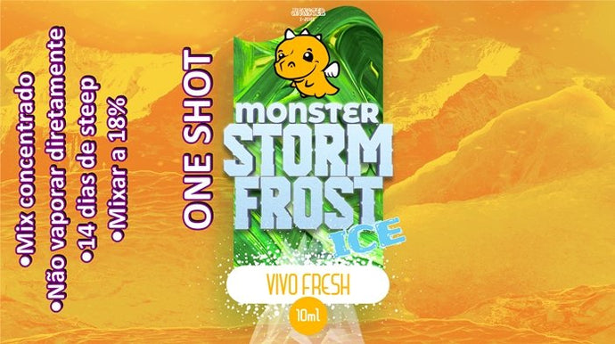 Monster OneShot Vivo Fresh 10ml - Flave Brasil